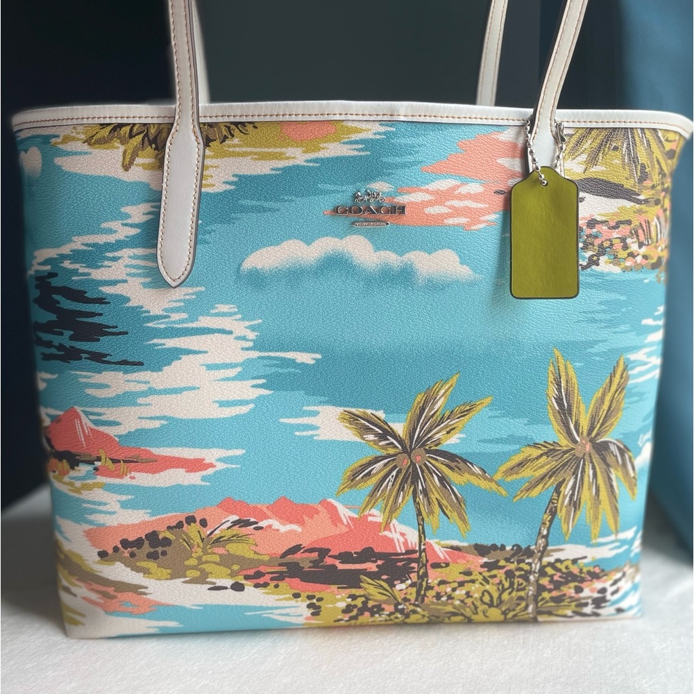 Coach City Hawaiian Tote